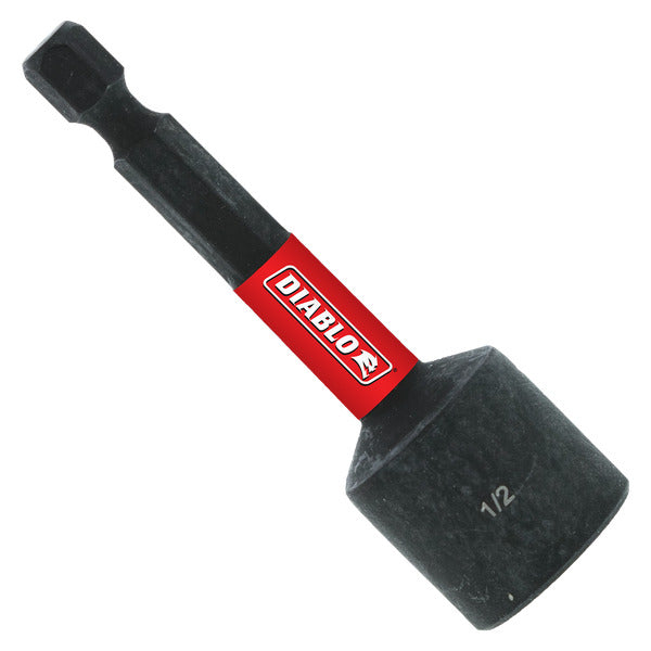 Diablo DNTSL12B 1/2" x 2-9/16" Magnetic Nut Driver (Bulk)